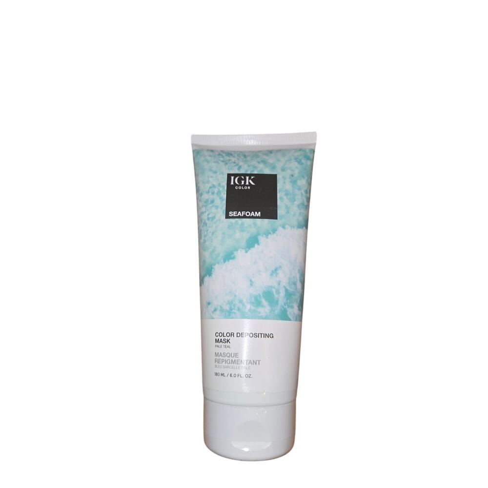 IGK Color Depositing Hydrating Hair Mask Seafoam 6.7 oz New